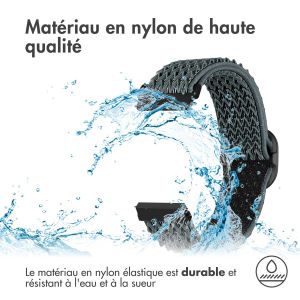 iMoshion Bracelet élastique en nylon - Connexion universelle de 18 mm - Gris clair