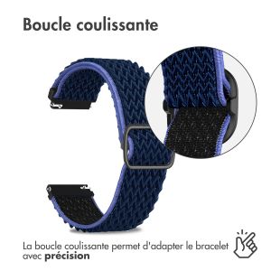 iMoshion Bracelet élastique en nylon - Connexion universelle de 18 mm - Bleu foncé