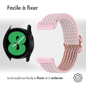 iMoshion Bracelet élastique en nylon - Connexion universelle de 20 mm - Rose