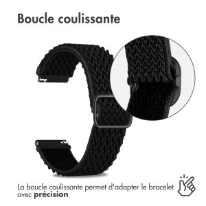 iMoshion Bracelet élastique en nylon - Connexion universelle de 20 mm - Noir