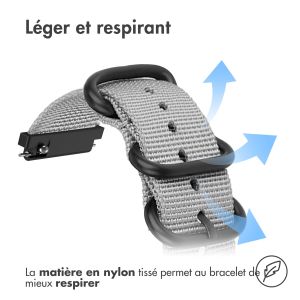 iMoshion Bracelet en nylon - Connexion universelle de 20 mm - Gris