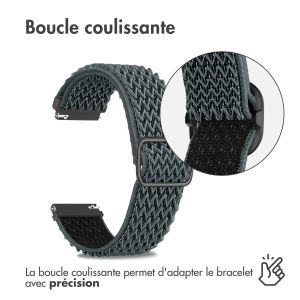iMoshion Bracelet élastique en nylon - Connexion universelle de 22 mm - Gris foncé