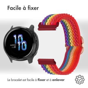 iMoshion Bracelet élastique en nylon - Connexion universelle de 22 mm - Rainbow