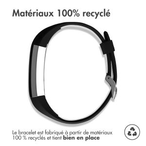 iMoshion Bracelet sportif en silicone Fitbit Alta (HR) - Noir/Blanc