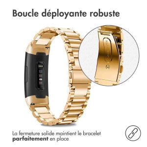 iMoshion Bracelet en acier Fitbit Charge 3 / 4 - Dorée