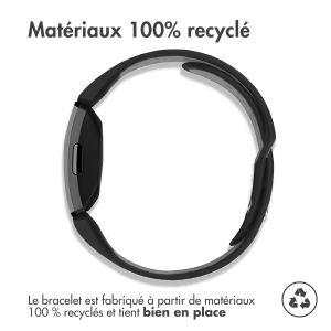 iMoshion Bracelet sportif en silicone Fitbit Inspire - Noir / Gris