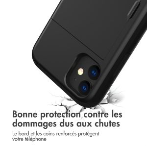iMoshion Coque arrière avec porte-cartes iPhone 11 - Noir