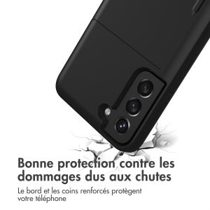 iMoshion Coque arrière avec porte-cartes Samsung Galaxy S22 - Noir