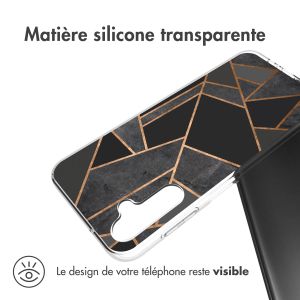 iMoshion Coque Design Samsung Galaxy A14 (5G/4G) - Black Graphic