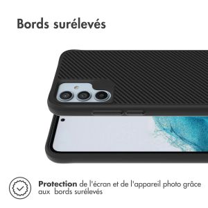 iMoshion Coque Rugged Hybrid Carbon Samsung Galaxy A34 (5G) - Noir