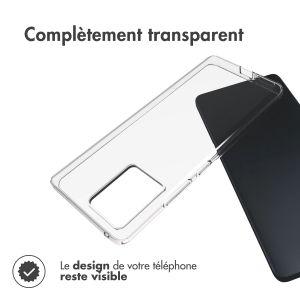Accezz Coque Clear Motorola Edge 30 Fusion - Transparent