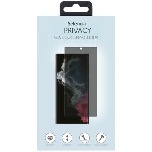 Selencia Protection d'écran en verre trempé Privacy Samsung Galaxy S23 Ultra