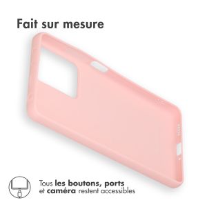 iMoshion Coque Couleur Xiaomi Redmi Note 12 Pro / Xiaomi Poco X5 Pro 5G - Dusty Pink