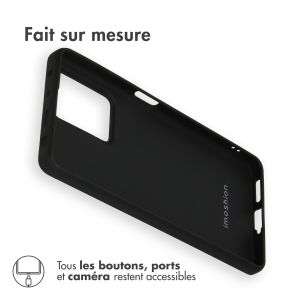 iMoshion Coque Couleur Xiaomi Redmi Note 12 Pro Plus - Noir