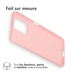iMoshion Coque Couleur Xiaomi Redmi Note 12 Pro Plus - Dusty Pink