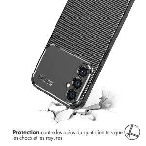 iMoshion Coque silicone Carbon Samsung Galaxy A34 (5G) - Noir