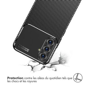 iMoshion Coque silicone Carbon Samsung Galaxy A54 (5G) - Noir