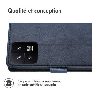 iMoshion Étui de téléphone portefeuille Luxe Xiaomi 13 - Bleu foncé