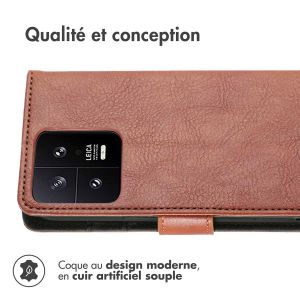 iMoshion Étui de téléphone portefeuille Luxe Xiaomi 13 - Brun