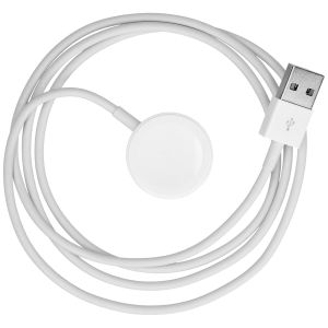 ﻿Câble de charge magnétique Apple Watch - USB-A - 1 mètre - Blanc