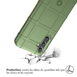 iMoshion Coque Arrière Rugged Shield Samsung Galaxy A14 (4G) - Vert