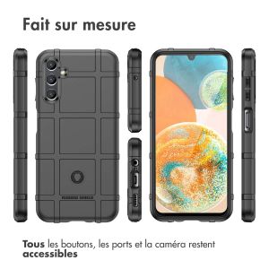 iMoshion Coque Arrière Rugged Shield Samsung Galaxy A14 (5G/4G) - Noir