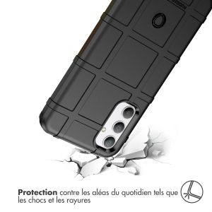 iMoshion Coque Arrière Rugged Shield Samsung Galaxy A34 (5G) - Noir
