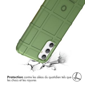 iMoshion Coque Arrière Rugged Shield Samsung Galaxy A34 (5G) - Vert