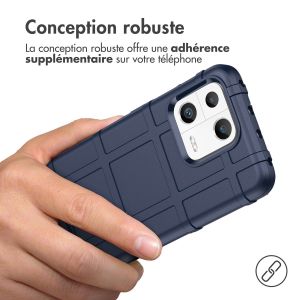 iMoshion Coque Arrière Rugged Shield Xiaomi 13 - Bleu foncé