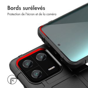 iMoshion Coque Arrière Rugged Shield Xiaomi 13 Pro - Noir