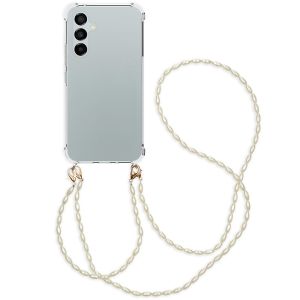 iMoshion Coque avec dragonne + ﻿bracelet - Perles Samsung Galaxy A54 (5G) - Transparent