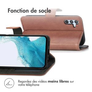 iMoshion Etui de téléphone portefeuille Luxe Samsung Galaxy A34 (5G) - Brun