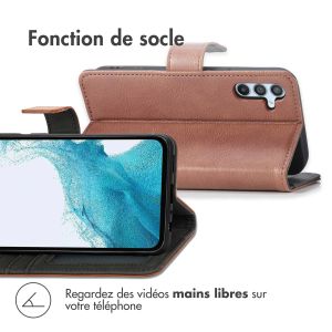 iMoshion Etui de téléphone portefeuille Luxe Samsung Galaxy A54 (5G) - Brun