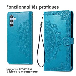 iMoshion Etui de téléphone portefeuille Mandala Samsung Galaxy A54 (5G) - Turquoise