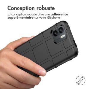 iMoshion Coque Arrière Rugged Shield Xiaomi Redmi A1 / A2 - Noir