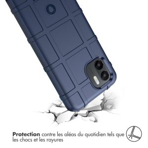iMoshion Coque Arrière Rugged Shield Xiaomi Redmi A1 / A2 - Bleu foncé
