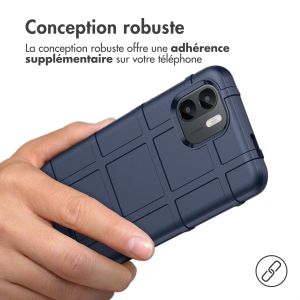 iMoshion Coque Arrière Rugged Shield Xiaomi Redmi A1 / A2 - Bleu foncé