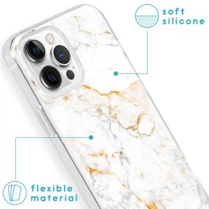 iMoshion Coque Design iPhone 13 Pro - White Marble