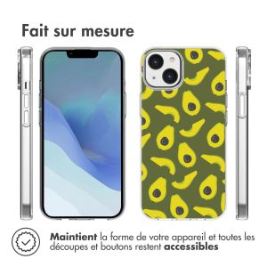 iMoshion Coque Design iPhone 14 - Avocados