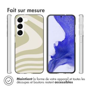 iMoshion Coque Design Samsung Galaxy S23 Plus - Retro Green