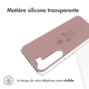 iMoshion Coque Design Samsung Galaxy S23 Plus - Floral Pink