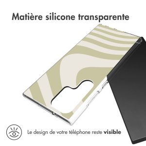 iMoshion Coque Design Samsung Galaxy S23 Ultra - Retro Green