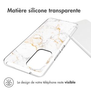 iMoshion Coque Design Samsung Galaxy A53 - White Marble