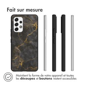 iMoshion Coque Design Samsung Galaxy A53 - Black Marble