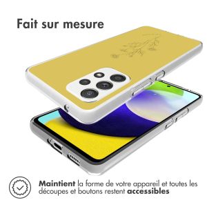 iMoshion Coque Design Samsung Galaxy A53 - Floral Lime