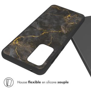iMoshion Coque Design Samsung Galaxy A33 - Black Marble