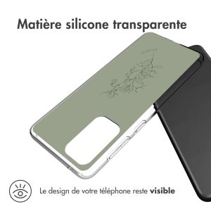 iMoshion Coque Design Samsung Galaxy A33 - Floral Green