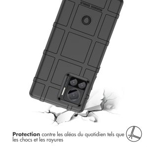 iMoshion Coque Arrière Rugged Shield Motorola Edge 30 Ultra - Noir