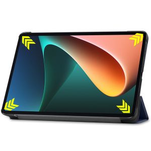 iMoshion Coque tablette Trifold Xiaomi Pad 5 / 5 Pro - Bleu foncé