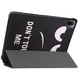 iMoshion Coque tablette Trifold Xiaomi Pad 5 / 5 Pro - Don't touch